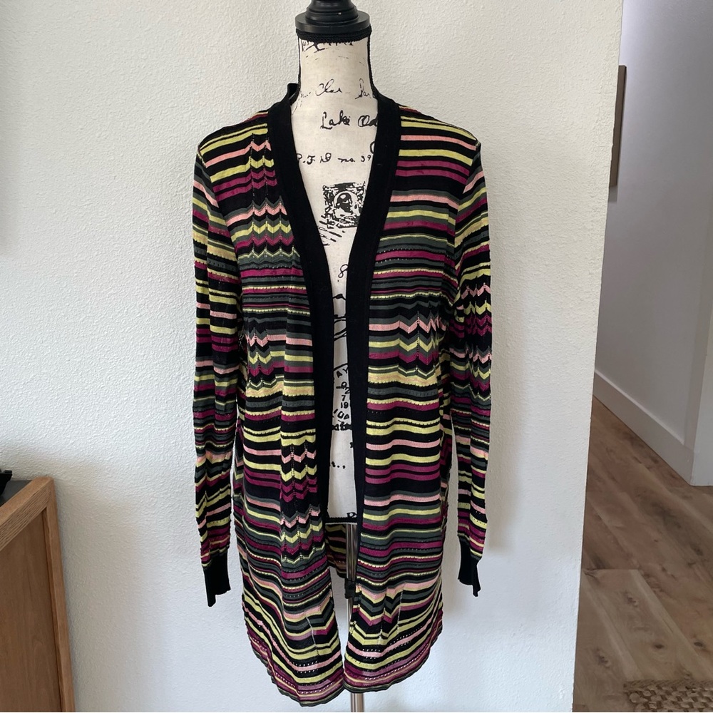 Missoni Multicolor Open-Front Sweater
